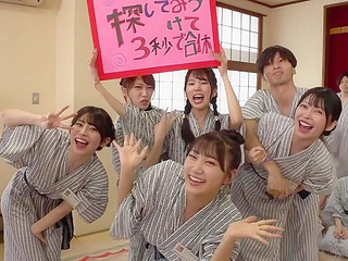 Japanese sex students fuck wild after exam success with orgy!
